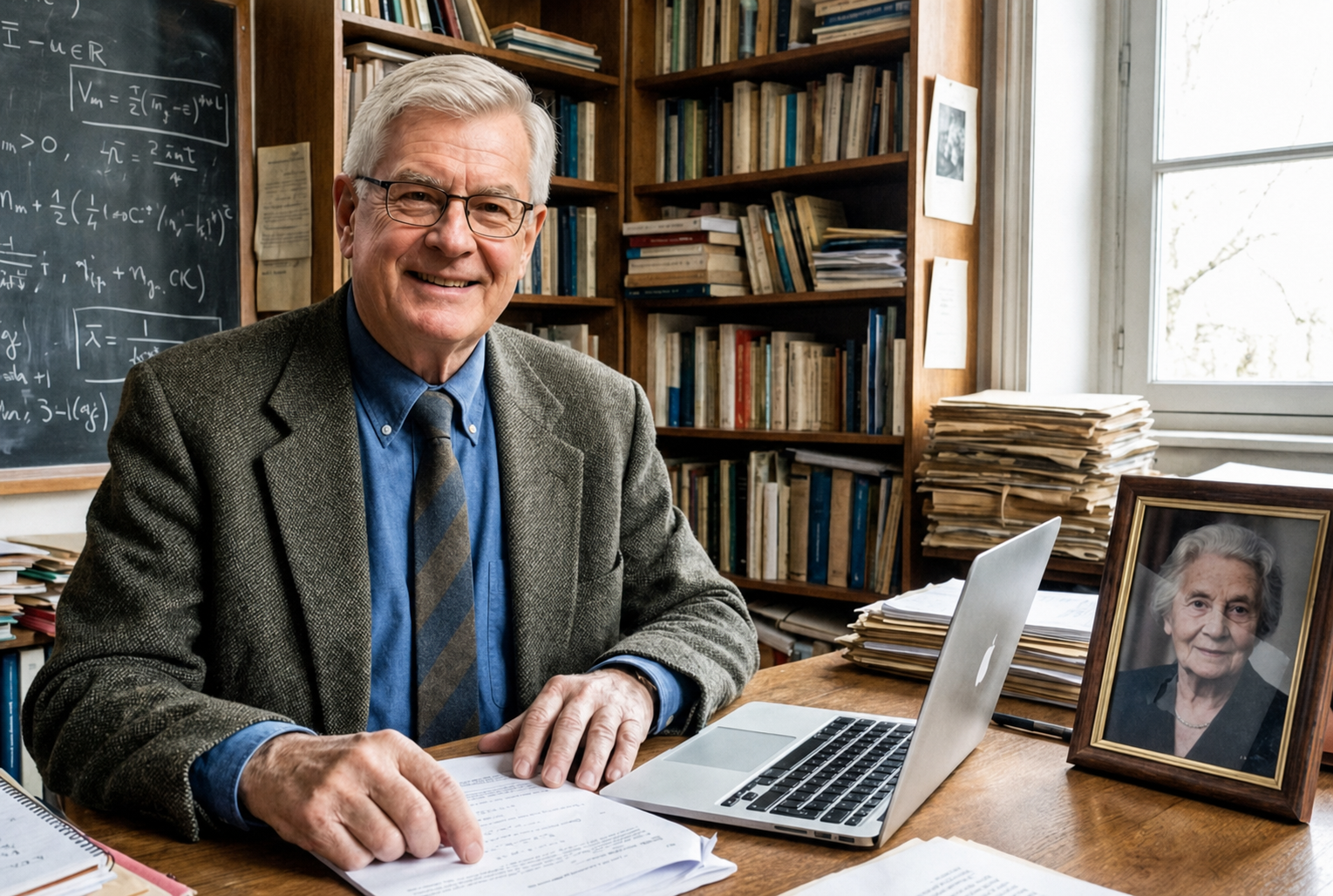 Professor Ashford during the interview